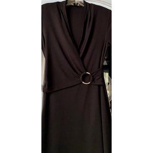 Banana Republic Women's Black Faux Wrap Dress Size X Small
